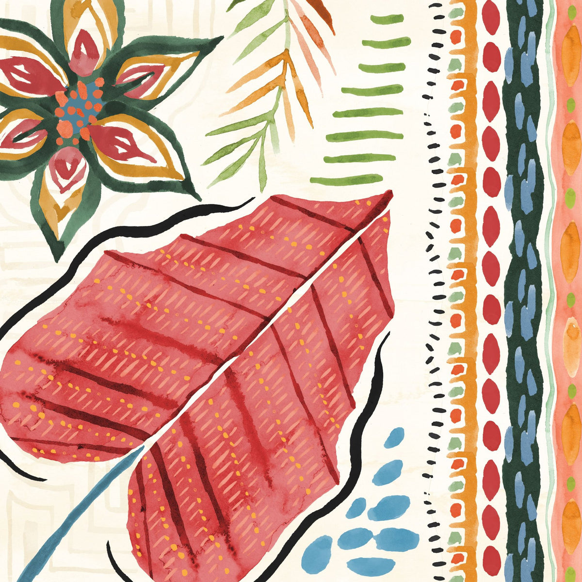 Rainforest V Mural Wallpaper - pure wallpaper artwork