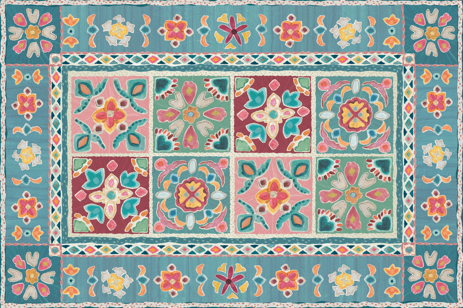 My Bohemian Life Cornered Mural Wallpaper