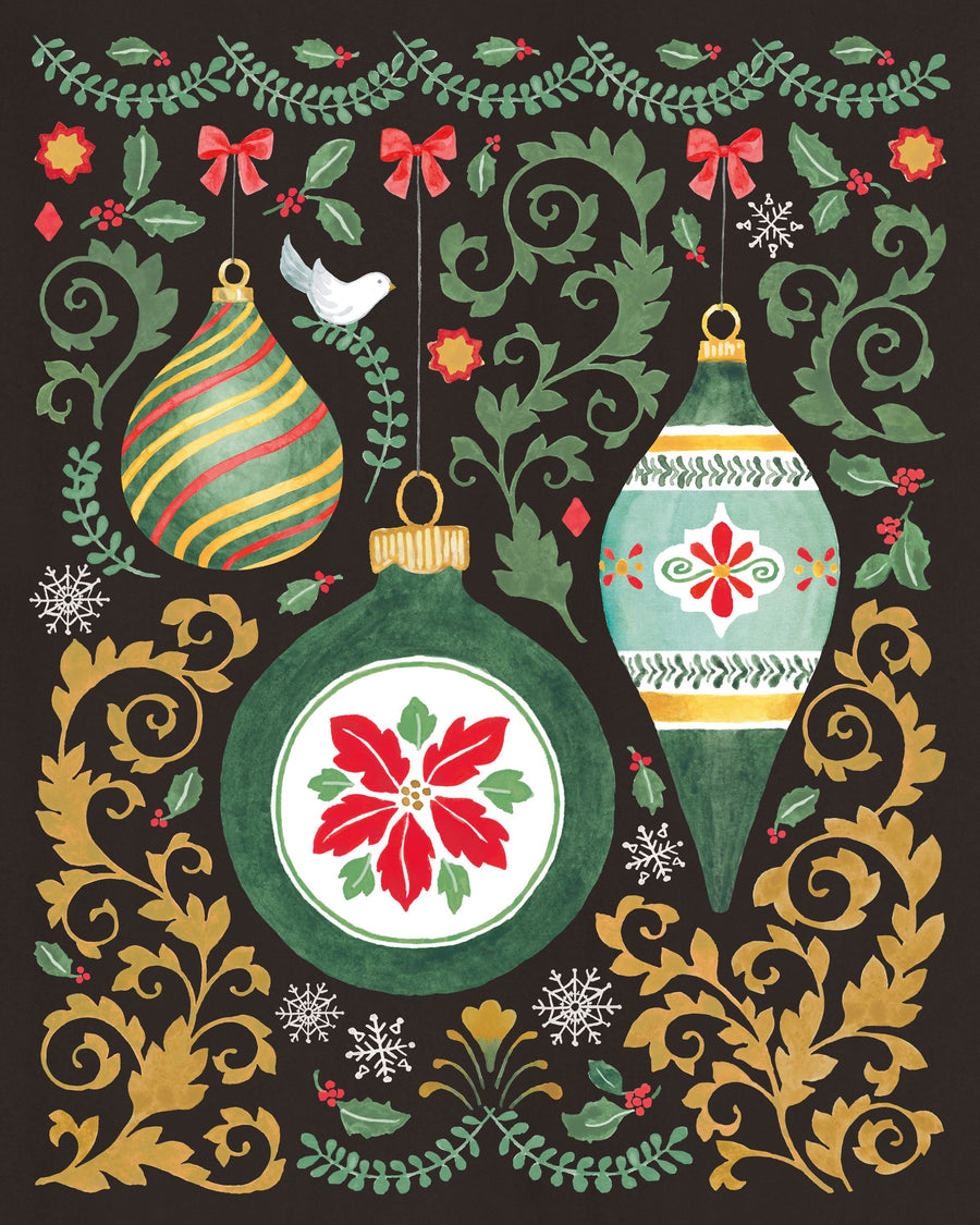 Decorative Holiday I Mural Wallpaper