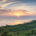Coastal Sunrise Mural Wallpaper - pure wallpaper artwork