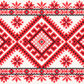 Pixel Embroidery Red Mural Wallpaper - pure wallpaper artwork