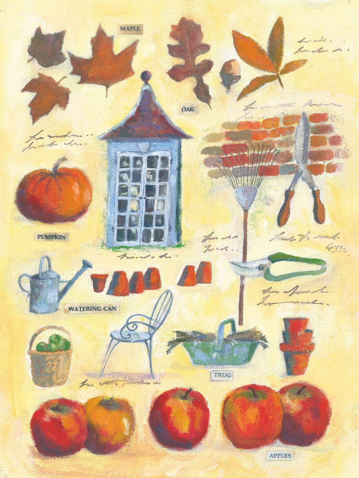 Fall Collage Mural Wallpaper - pure wallpaper artwork
