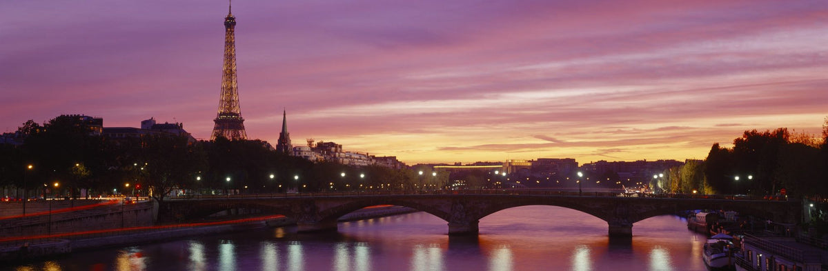 Twilight Riverside Reflections Mural Wallpaper - pure wallpaper artwork