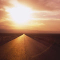 Sunset Highway Mural Wallpaper - pure wallpaper artwork