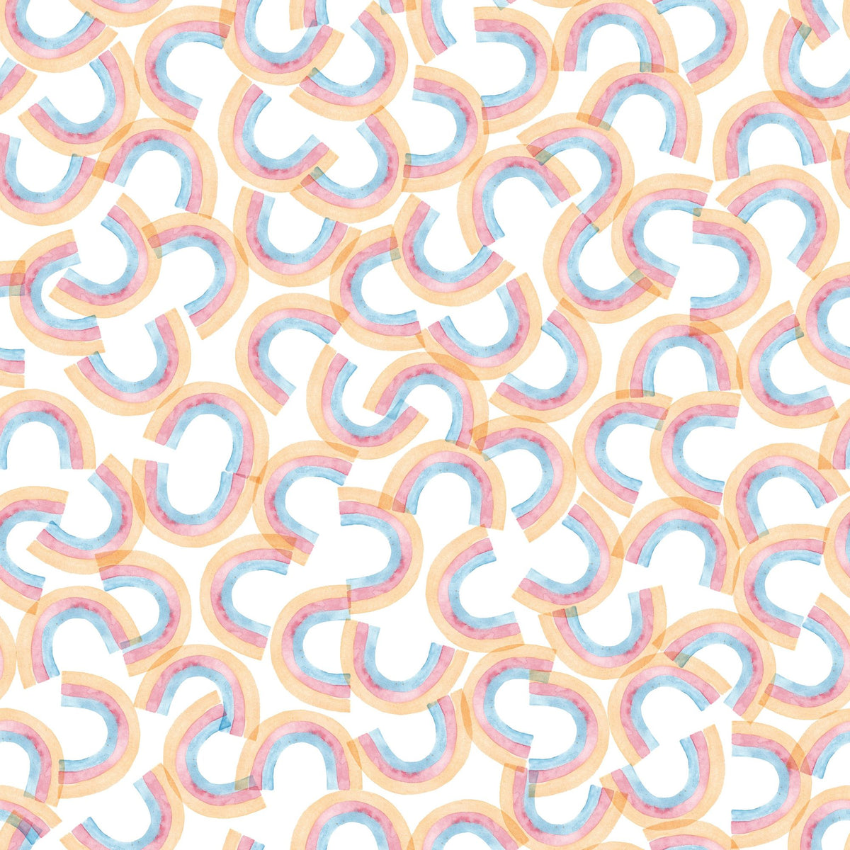 Sprinkled Rainbows Mural Wallpaper - pure wallpaper artwork
