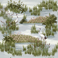 Heron Lake Mural Wallpaper - pure wallpaper artwork