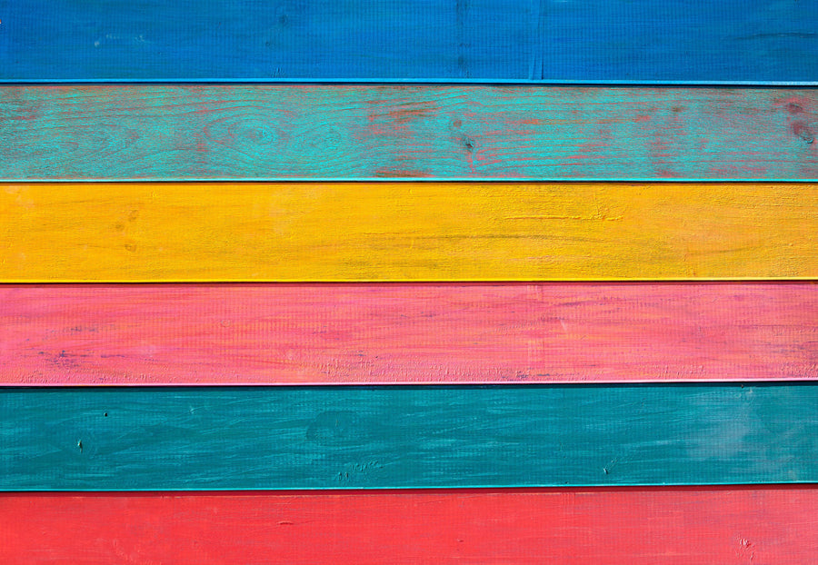 Mexican Wood Mural Wallpaper
