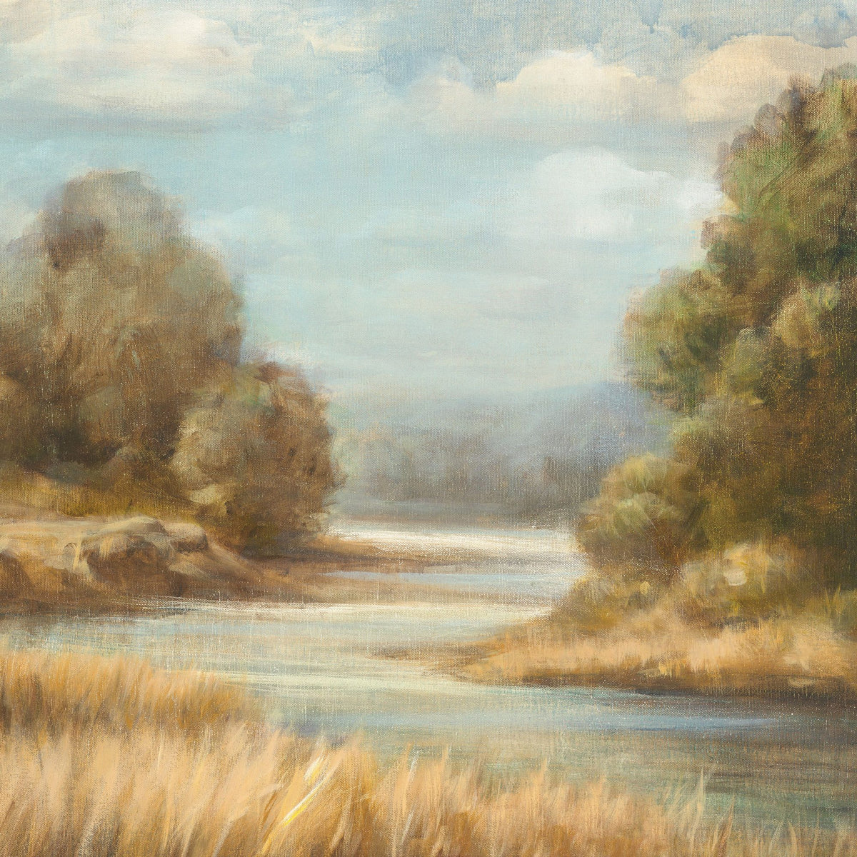 In the Valley II No Boat Mural Wallpaper - pure wallpaper artwork