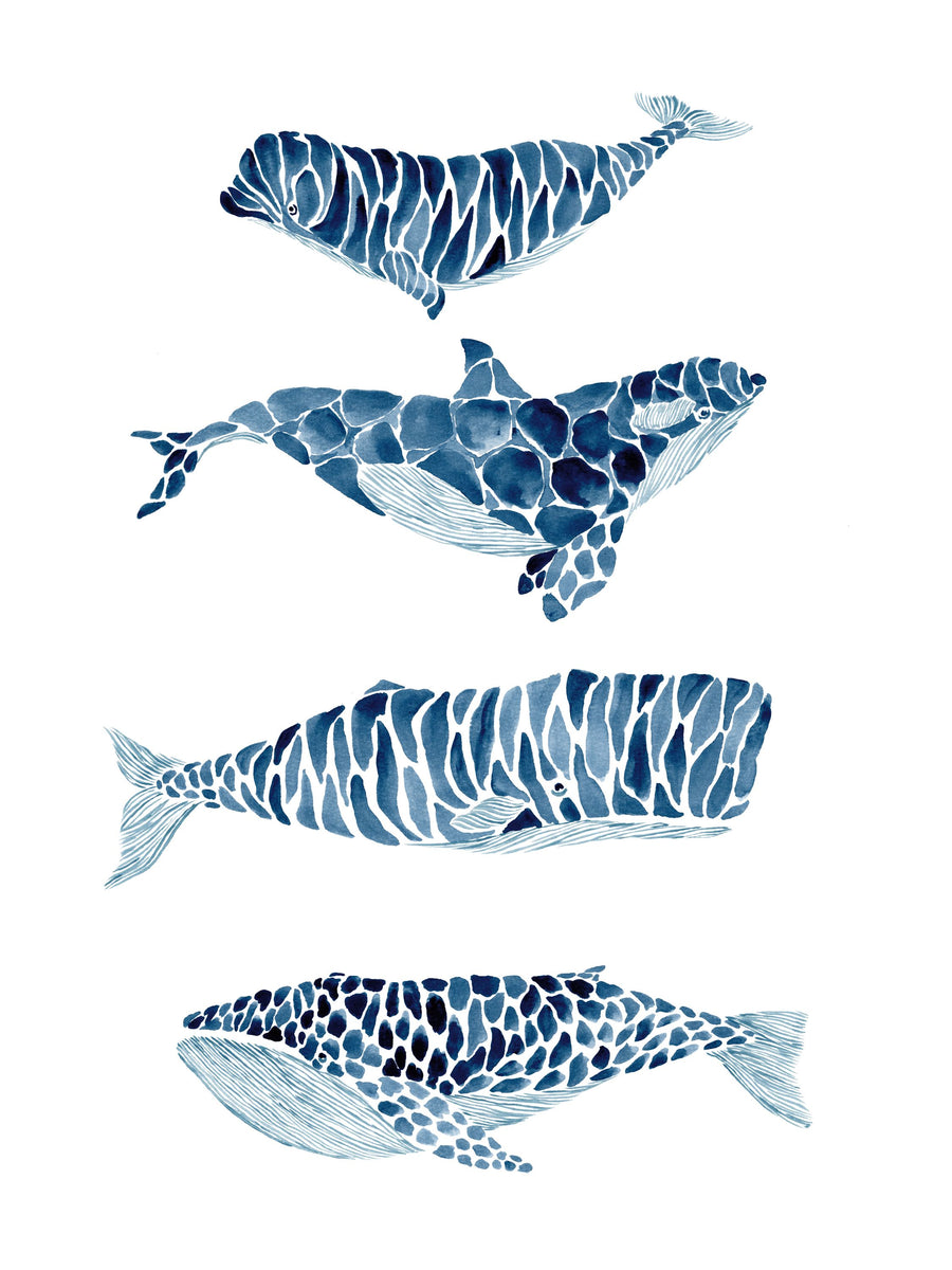 Whales Mural Wallpaper