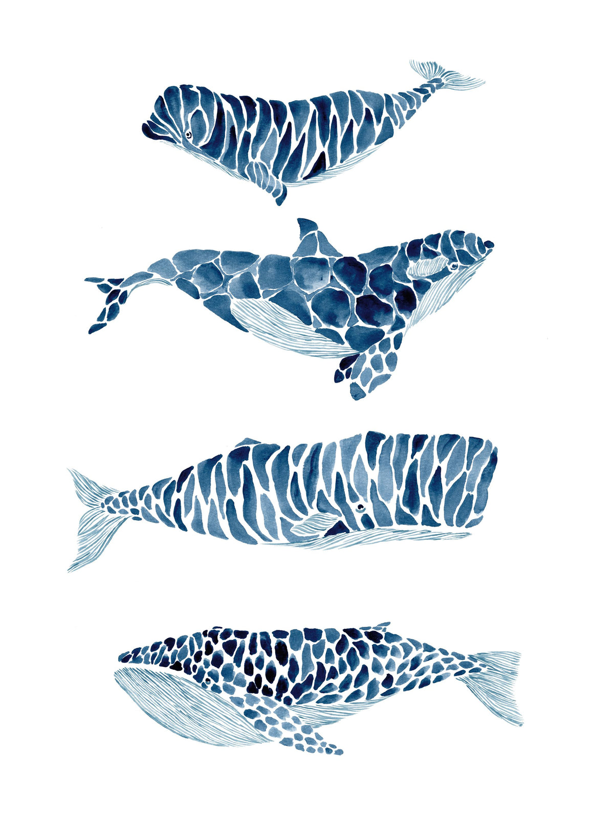 Whales Mural Wallpaper - pure wallpaper artwork
