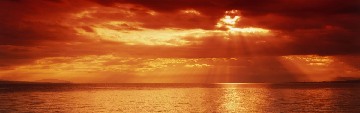 Molten Horizon Mural Wallpaper - pure wallpaper artwork