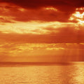 Molten Horizon Mural Wallpaper - pure wallpaper artwork
