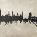 Zaragoza Spain Skyline Concrete Mural Wallpaper - pure wallpaper artwork