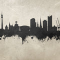 Dortmund Germany Skyline Concrete Mural Wallpaper - pure wallpaper artwork