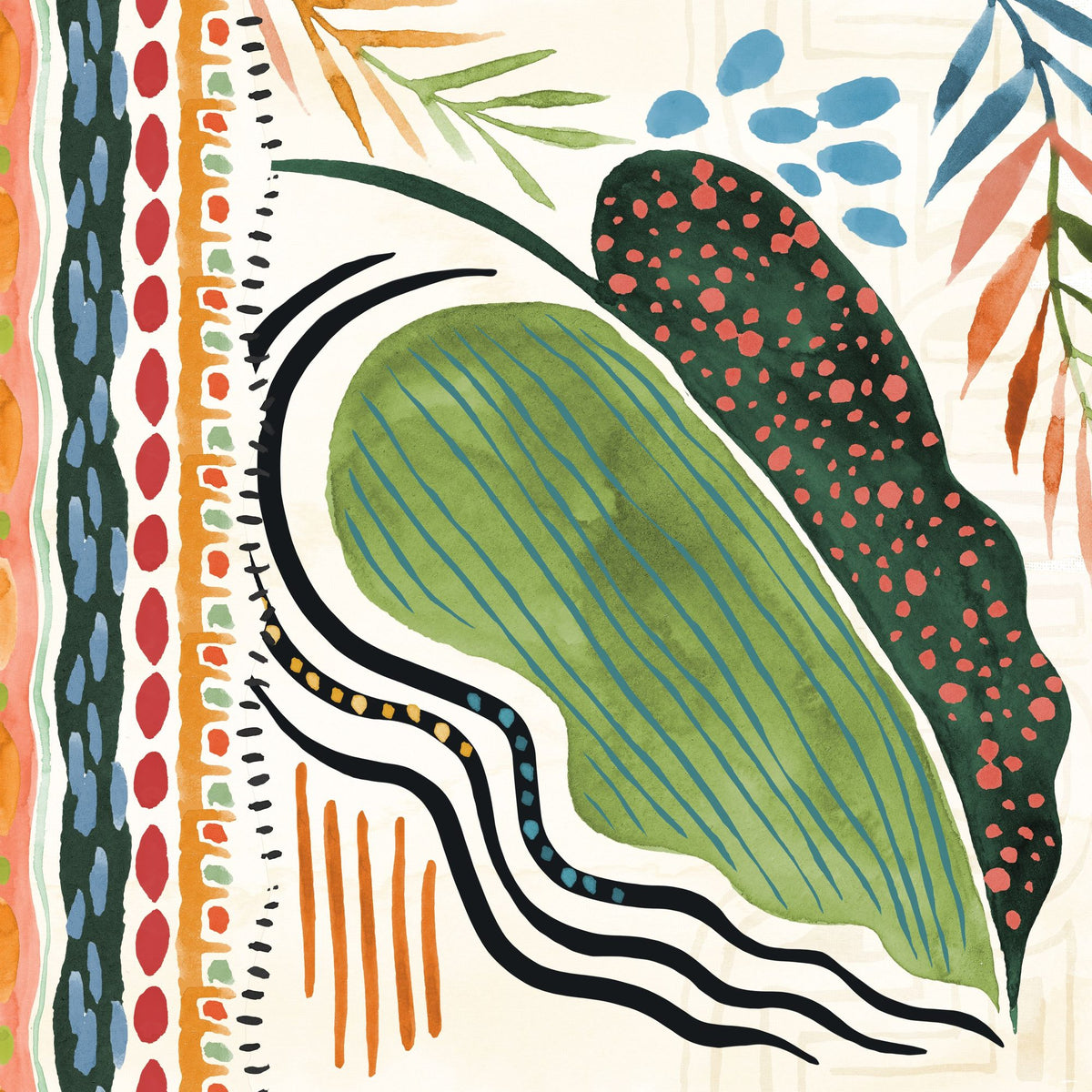 Rainforest II Mural Wallpaper - pure wallpaper artwork