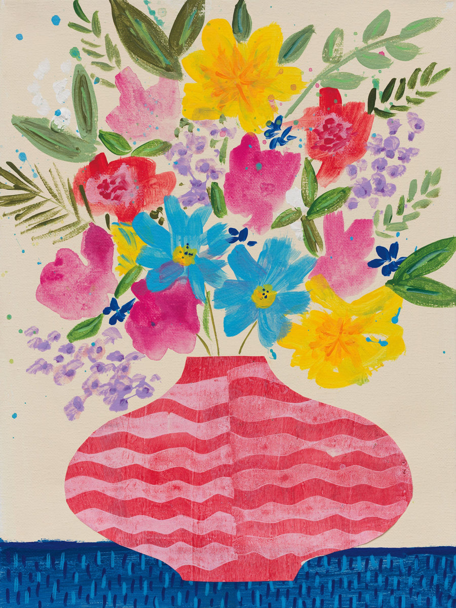 Ecstatic Floral II Mural Wallpaper