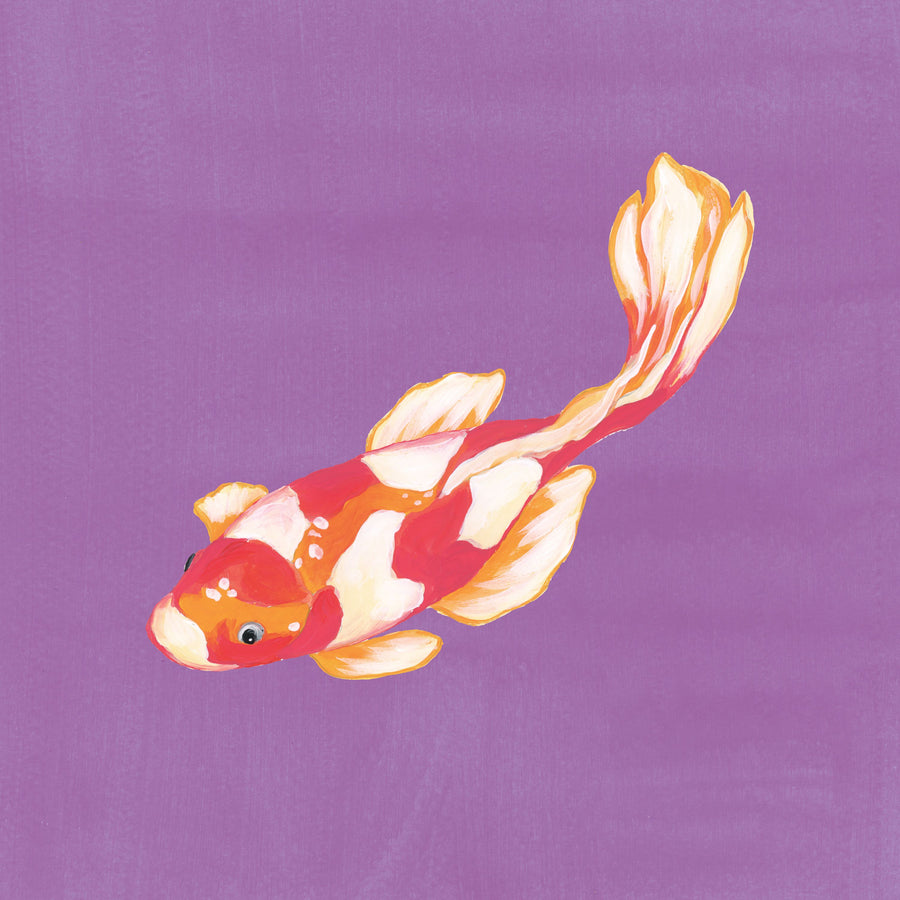 Colorful Koi IV Mural Wallpaper