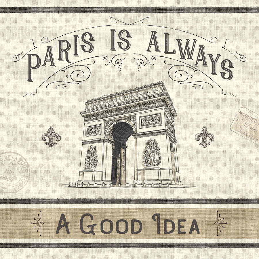 Paris Is Always a Good Idea Mural Wallpaper