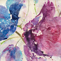 Fireworks Abstract Mural Wallpaper - Purple Tone - pure wallpaper artwork