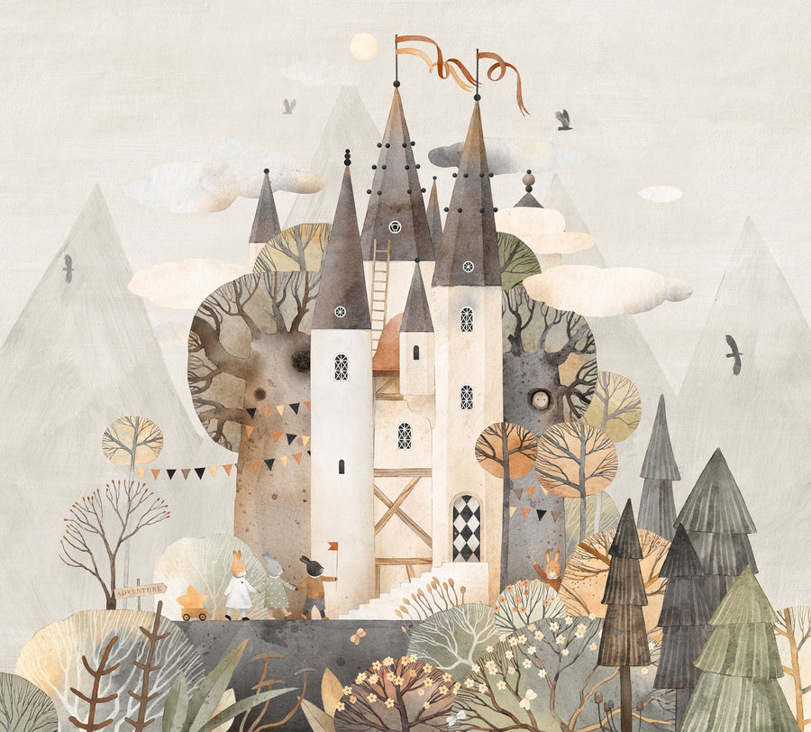 Adventure Castle Mural Wallpaper