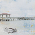 Pier II Mural Wallpaper - pure wallpaper artwork
