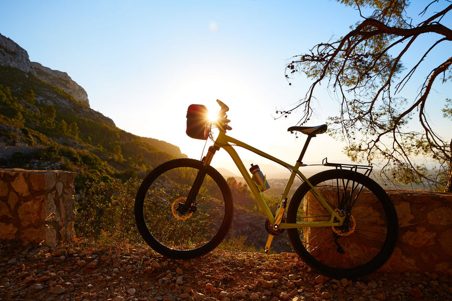 Bike Hike in Spain Mural Wallpaper