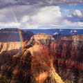 Canyon Rainbow Mural Wallpaper - pure wallpaper artwork