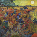 The Red Vineyard Mural Wallpaper - pure wallpaper artwork