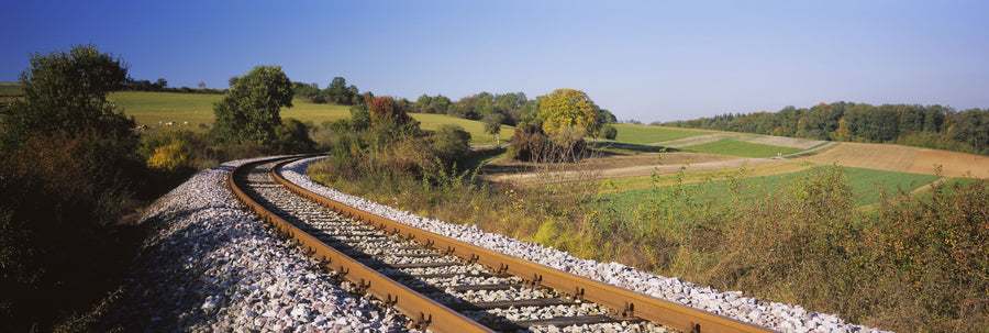 Countryside Tracks Mural Wallpaper