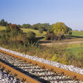 Countryside Tracks Mural Wallpaper - pure wallpaper artwork