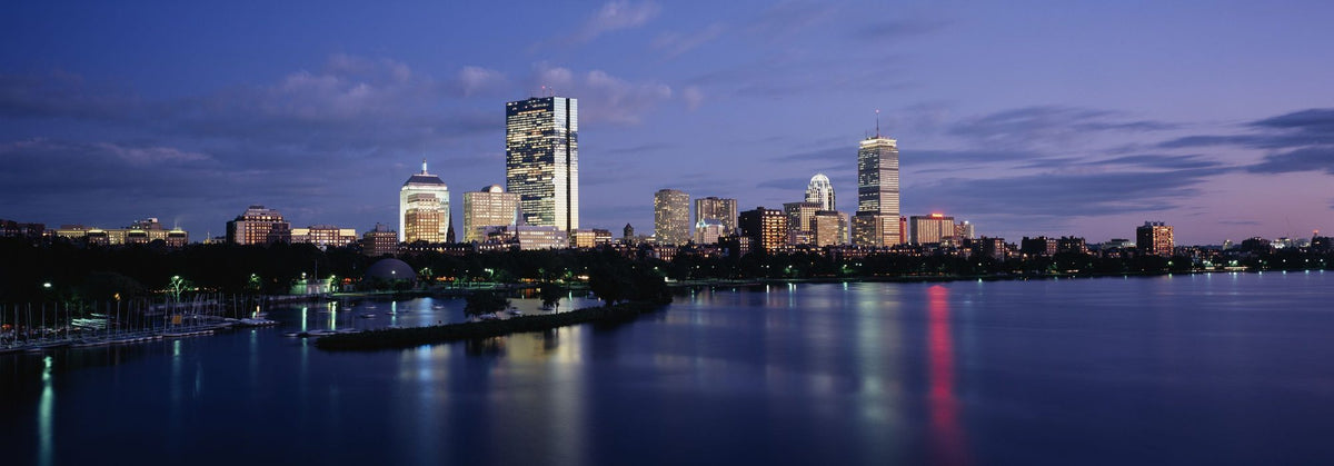 Waterfront Twilight Mural Wallpaper - pure wallpaper artwork