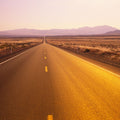 The Golden Highway Mural Wallpaper - Red Tone - pure wallpaper artwork