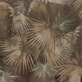 Retro Sunny Palms Mural Wallpaper - Warm Tone - pure wallpaper artwork