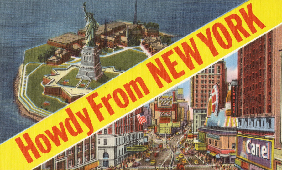 Howdy From New York Mural Wallpaper