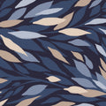 Leafy Lines Dark Plain Mural Wallpaper - pure wallpaper artwork