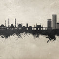 Kabul Afghanistan Skyline Concrete Mural Wallpaper - pure wallpaper artwork