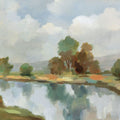 River and Clouds Mural Wallpaper - pure wallpaper artwork
