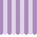 Scalloped Circus Stripes, Purple on Purple Mural Wallpaper - pure wallpaper artwork