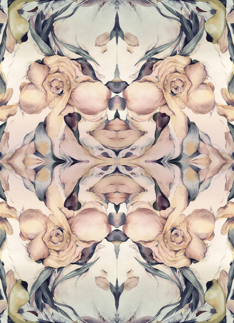 Flower Obsession Mural Wallpaper