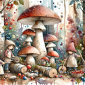 Enchanted Forest Whimsy Mural Wallpaper - pure wallpaper artwork
