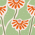 Floral Fun Mural Wallpaper - pure wallpaper artwork