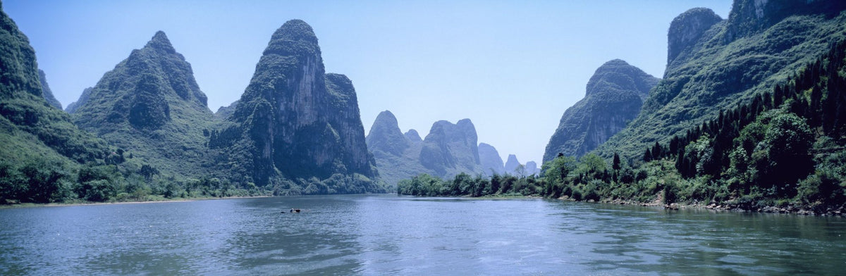 Emerald Karst Valley Mural Wallpaper - pure wallpaper artwork