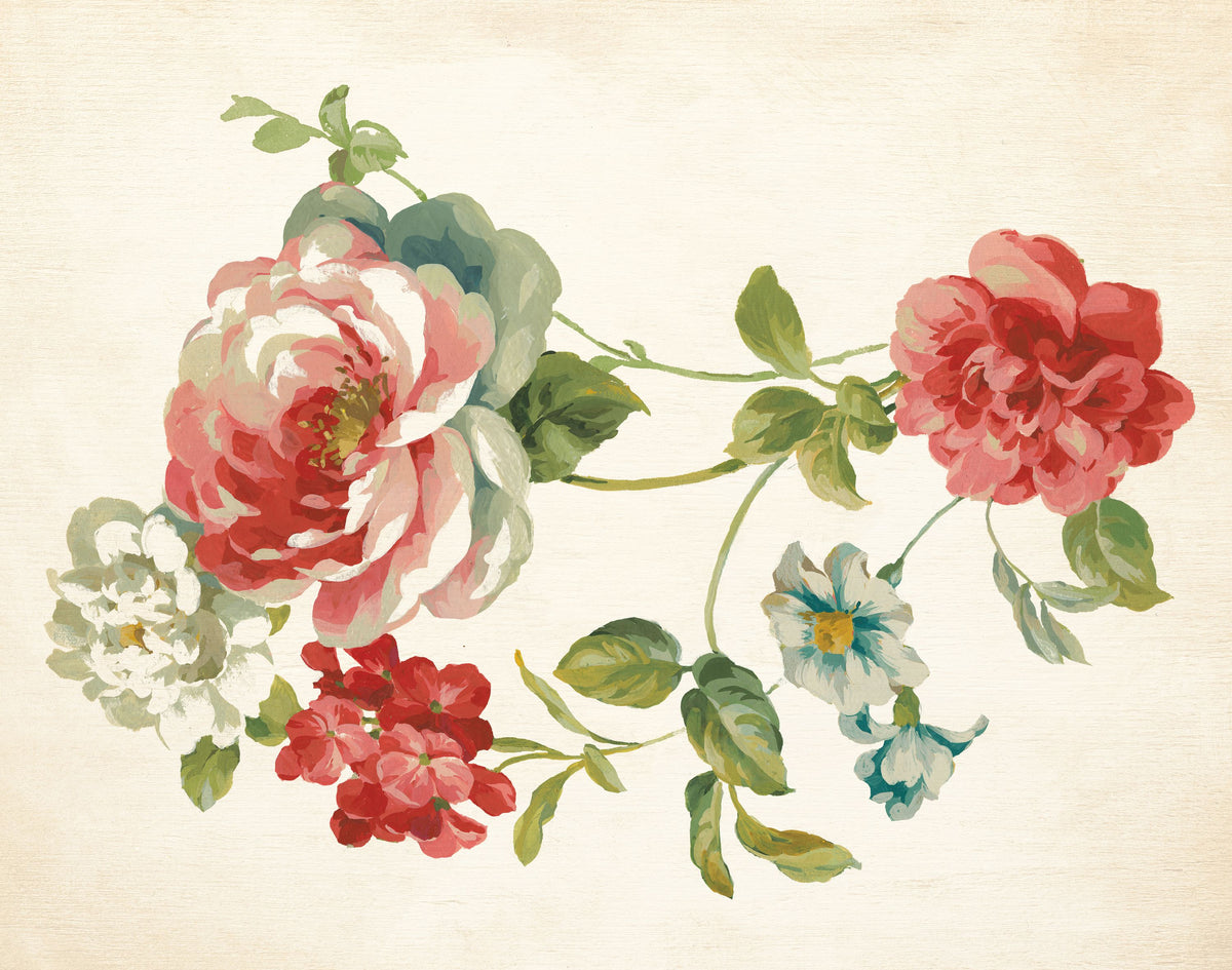 Elegant Floral II Mural Wallpaper - pure wallpaper artwork