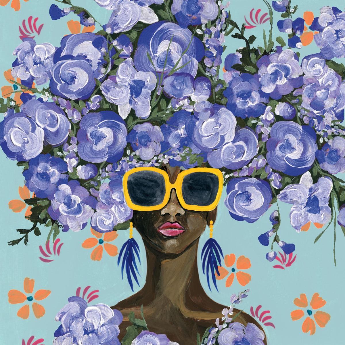 Sunning in Florals II Mural Wallpaper - pure wallpaper artwork