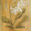 White Orchid Panel Mural Wallpaper - pure wallpaper artwork