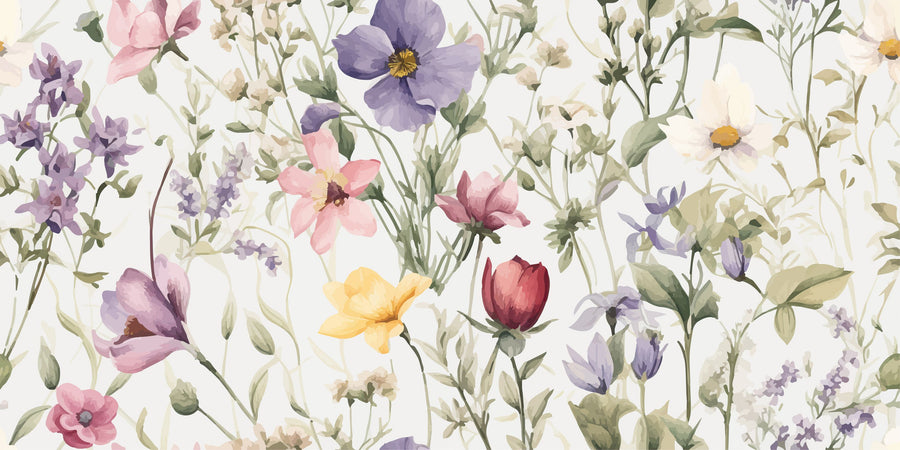 Midsummer Meadow Mural Wallpaper