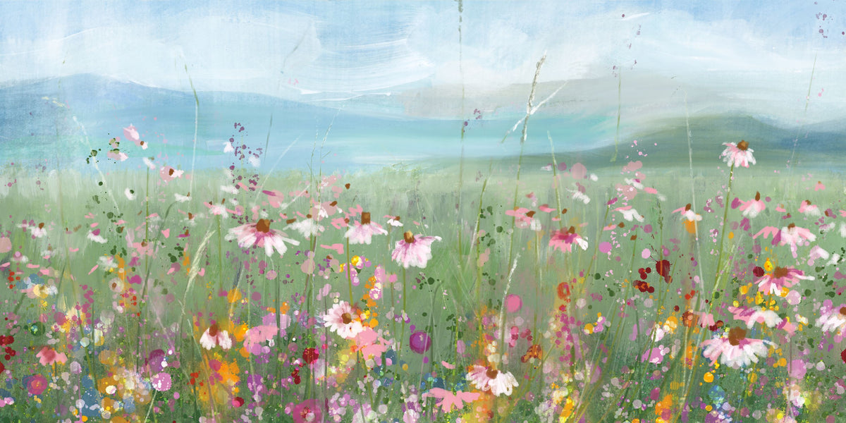 Meadow Stroll Mural Wallpaper - pure wallpaper artwork