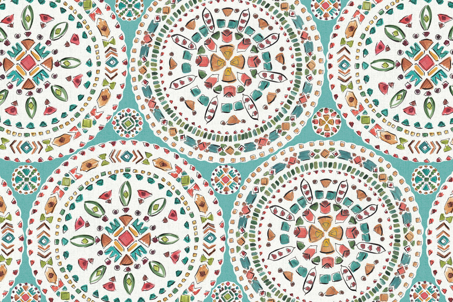 Dish of Bloom Mural Wallpaper