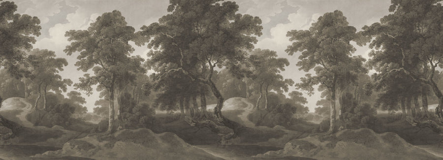 Historic Lands, Khaki Mural Wallpaper