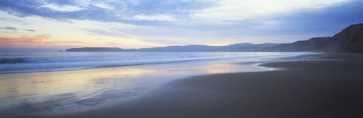 Pastel Shore Reflections Mural Wallpaper - pure wallpaper artwork